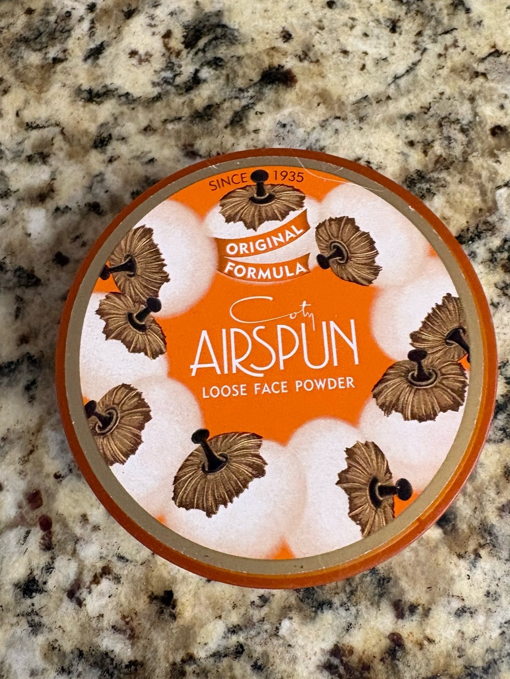 Coty Airspun Loose Face Powder — Orange Original Formula